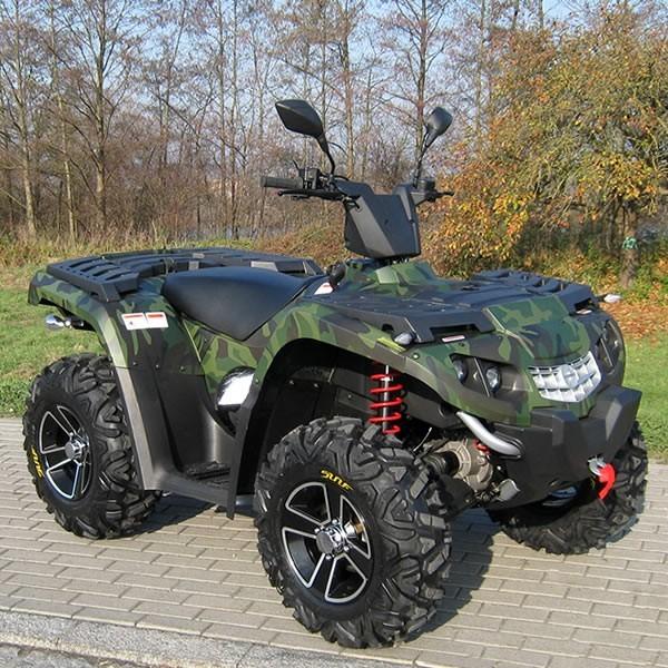 Oil Cooled 400cc Four Wheel Atv Double / Single A - Arm With Aluminum Rim Electric Shift