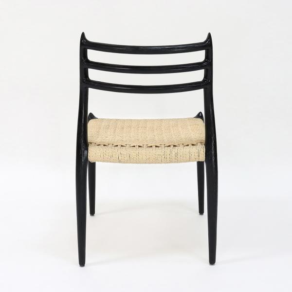 Nordic Modern Hand-woven Cord Wooden Dining Chair Made of Natural Solid Wood for Furniture