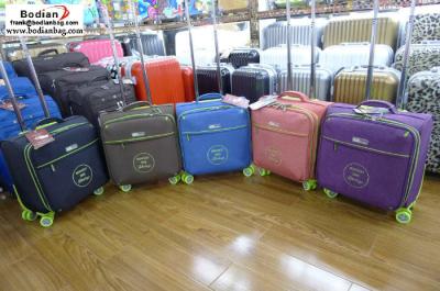 cheap soft sided 16'' laptop trolley luggage ,suitcases from Baigou China