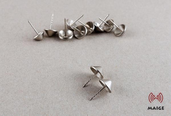 Security Cone Steel Hard Tag Pin Water Resistance For Mini Square Tag