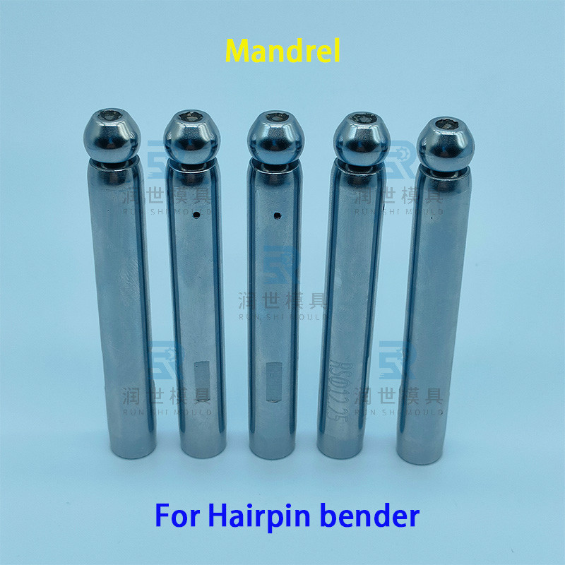 Precision Bender Spare Parts SUJ2 GCr15 Bending Mandrel In Gas Water Heaters Φ8 Φ11 Φ12