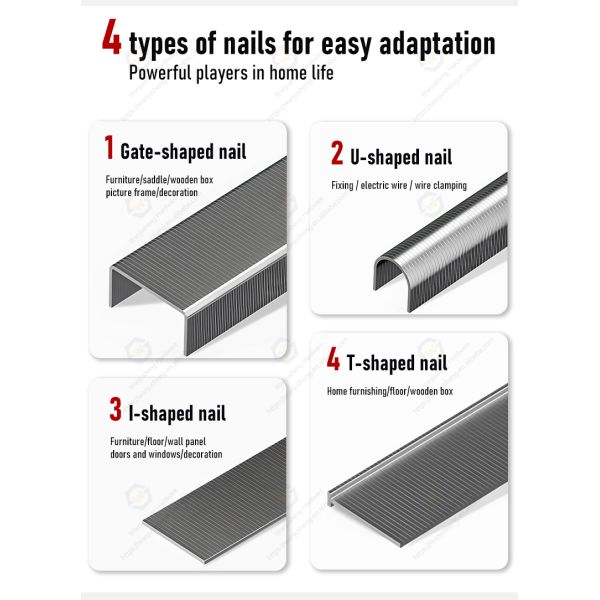 Industrial Pneumatic U-Shaped Sofa Furniture Staples Decorative Gun Pins by Manufacturer Furniture Accessories