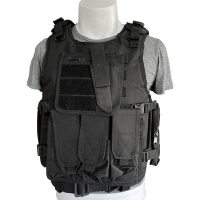 Colete de protecção ajustável com sistema Molle em tecido de poliéster
