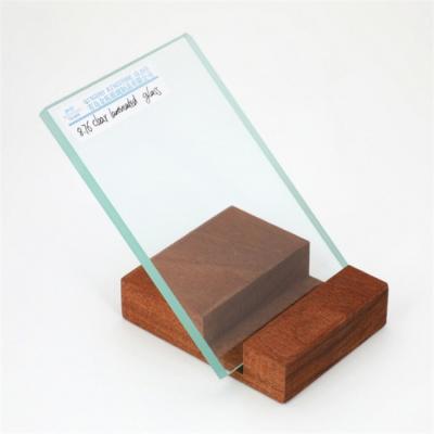 6mm + 6mm Vidro laminado transparente para balustrade escada vitrine
