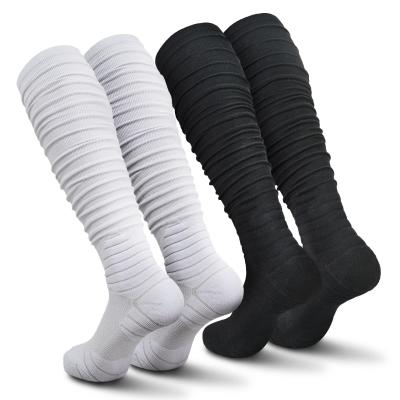 Custom Logo Design Non-Slip Soccer Football Knee High Compression Men's Sports Socks