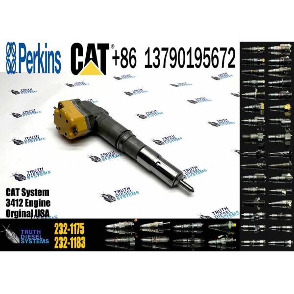 Fuel Injector 174-7526 232-1183 232-1171 232-1175 20R0758 232-1173 232-1168 174-7528 for 3412E 3408E Engine