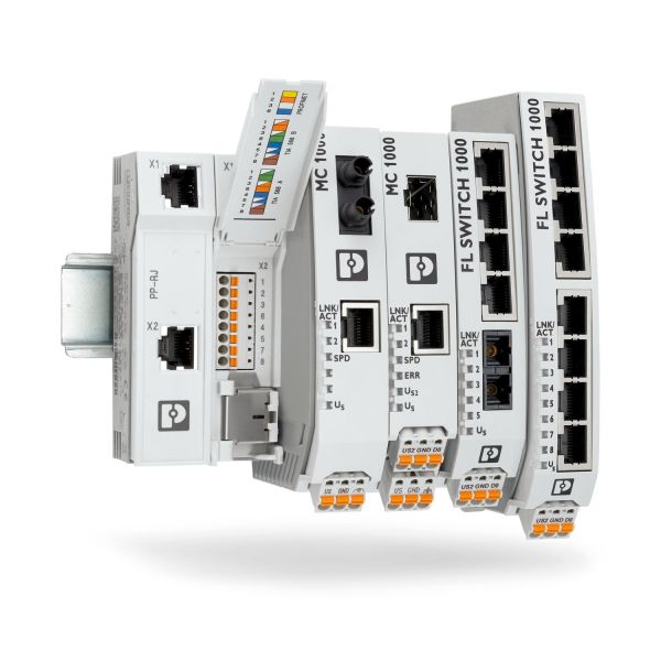 Phoenix Contact Terminal Blocks DIN Rail Terminal Block 1085256 FL SWITCH 1008N - Industrial Ethernet Switch