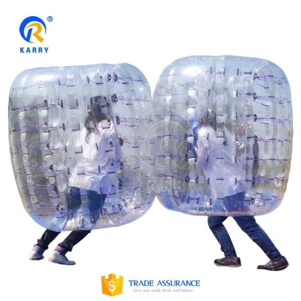 PVC Human Sized Soccer Bubble Ball at Amusement Park with CE Blower Repair Accessories