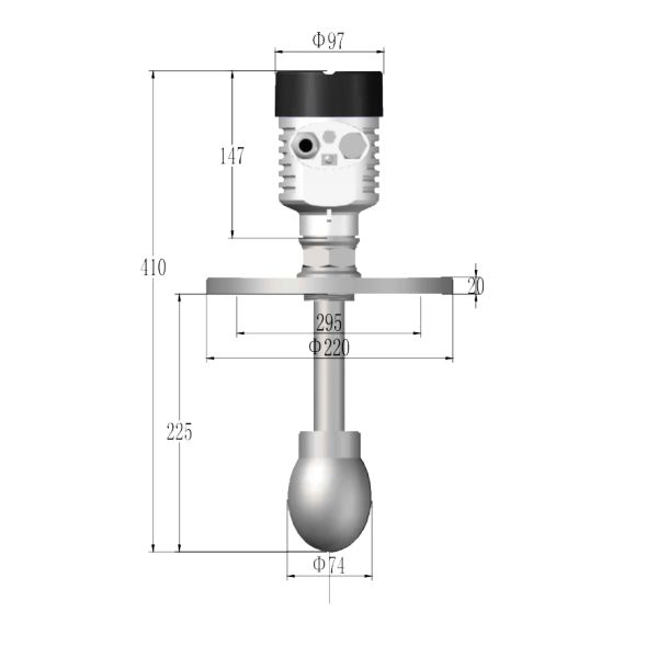 Water Droplet Type Radar Level Gauge