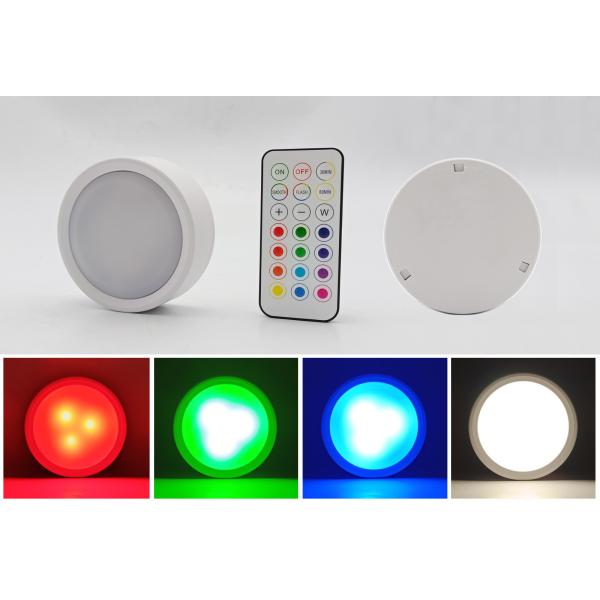 RGBW Cabinet Sensor Light 3* SMD5050RGB 6*SMD2835 Push On Or Remote Control
