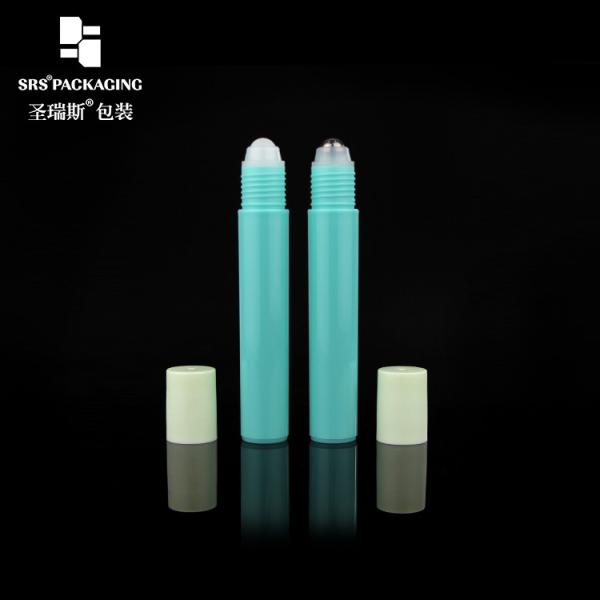 15ml Colorful PP Injection Roll On Bottle with Steel Ball for Samples