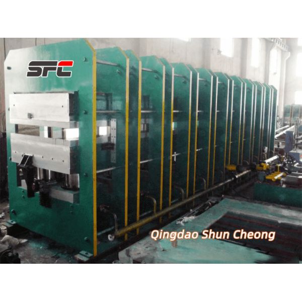 PLC Control Rubber Vulcanizing Press with Cooling System and Customizable Size for Conveyor Belt Vulcanizing Machine