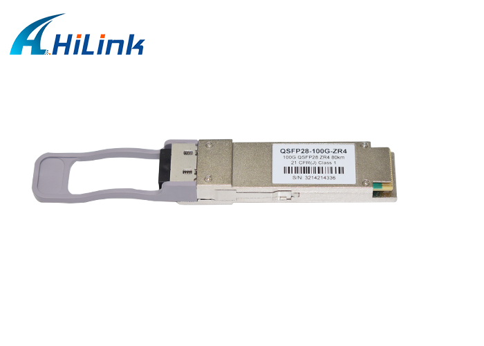 DOM модуля QSFP28 100G ZR4 приемопередатчика LC QSFP Gbic дуплекса 80km 1310nm SMF оптически