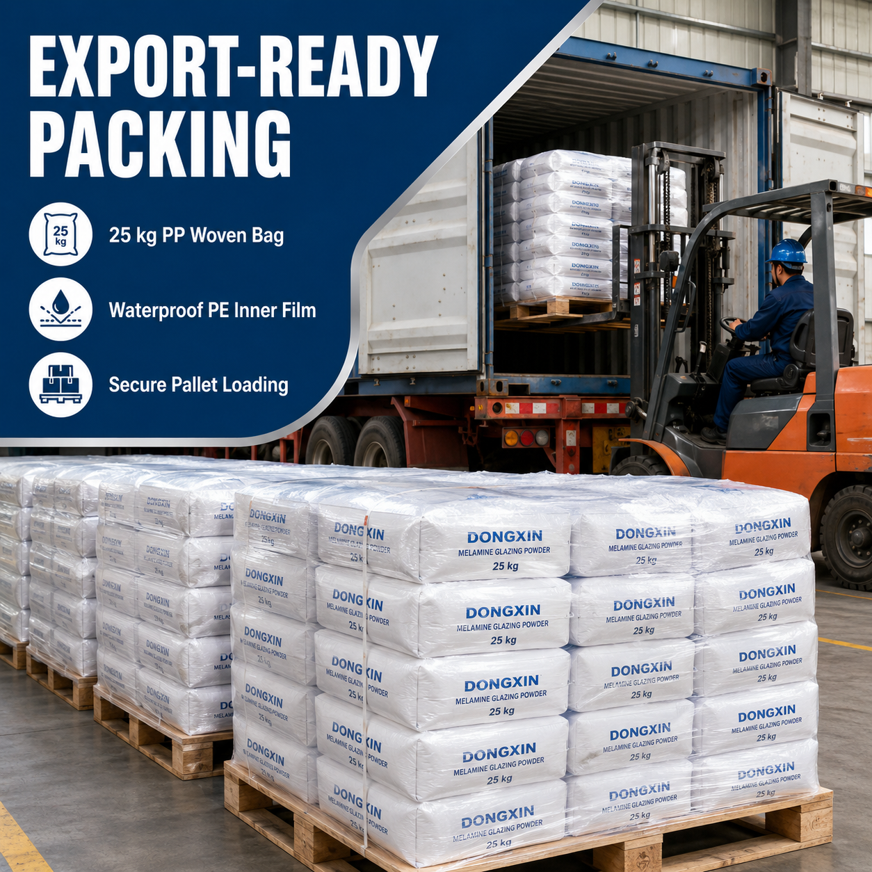 Dinnerware BSCI UMC Urea Formaldehyde Resin Powder 25kg Bag Pacakge