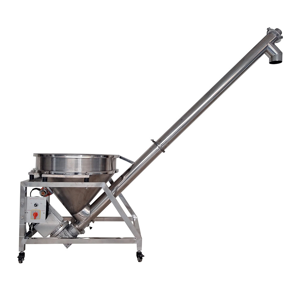 High-Accuracy Stainless Steel Screw Conveyor Machine with Fully Sealed Conveying for Automatic Powder Feeding