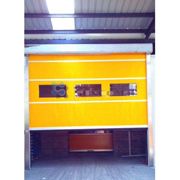 Industrial mais forte anti - vento tubo portas de alta velocidade rolante persianas