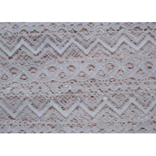 Guipure Corded Lace Fabric For Dress / Eco Friendly Lace Material CY-LW0788