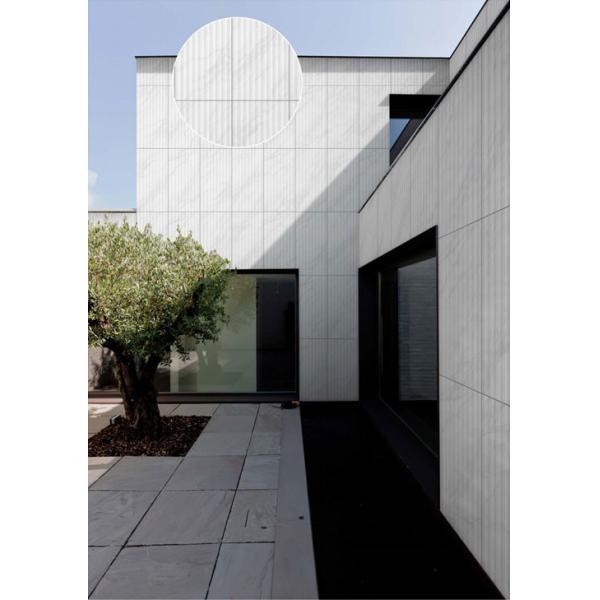 White 600x1200mm Matte Antique Outdoor Curtain Wall Porcelain Tile