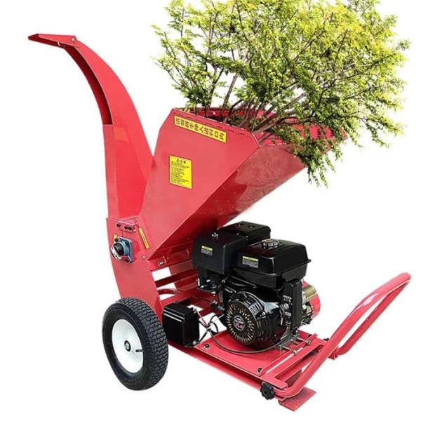 Gasoline Engine Small Wood shredder Chipper Machine Mini Wood Chipping Machine
