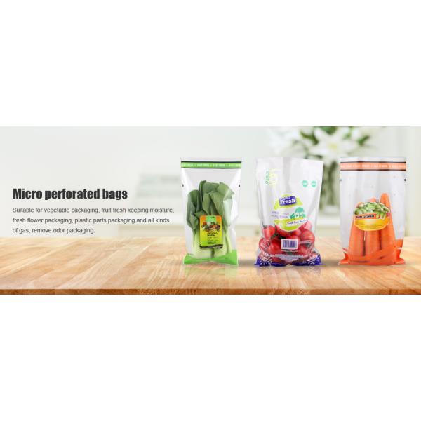 Устойчивость к влаге микроперфорированный мешок гравировка напечатана для консервирования пищевых продуктов