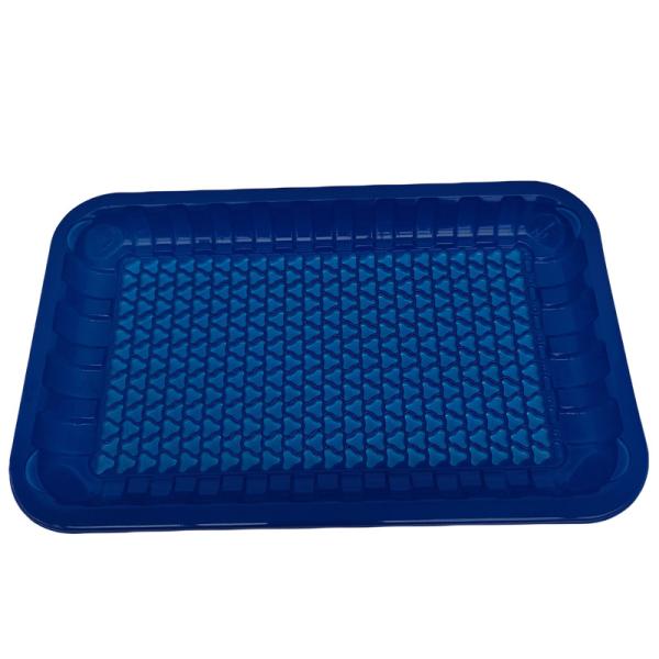 Customized Water Absorption Disposable Plastic Tray For Seafood Meat Supermarket