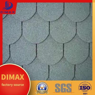 Fish Scale Asphalt Fiberglass Roof Shingles Wind Resistant AAA Grade
