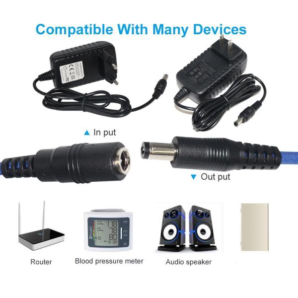 1m Length Electric 2000Ma Dc Power Cee716 Plug 12V 2A Wall Mount Ac Adapter with Overload and Short Circuit Protection