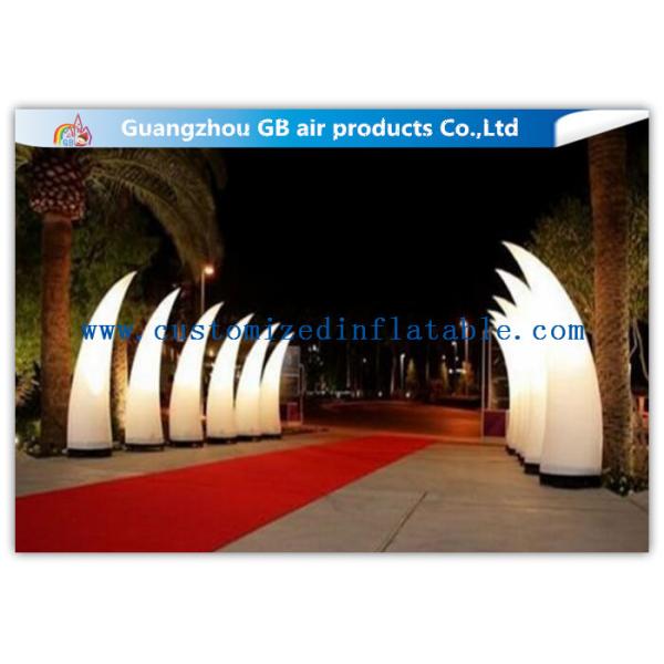 Inflatable Ivory Christmas Lights Decorations With LED Light For Holiday / Party