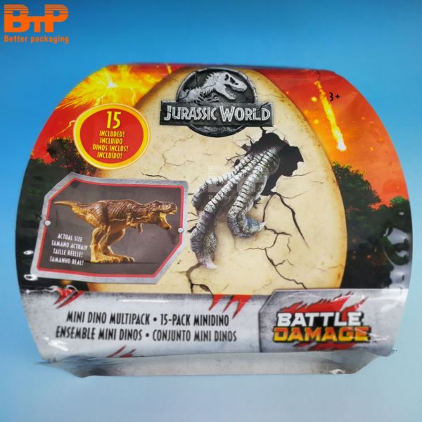 BTP  Customization Dinosaur Toy Packaging Bag Customized Printing Toys Plastic Packaging Bag Mylar Bags for Other Packaging