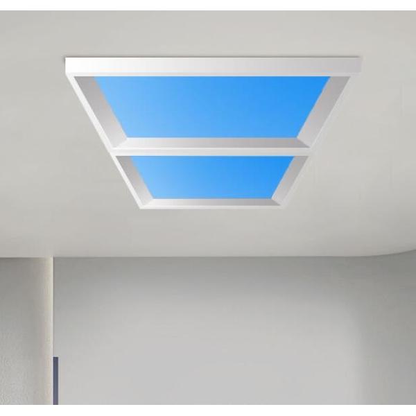 Lumière de toit nuages de ciel bleu encastrés 600x600mm panneau de plafond LED décoratif lumière,panneau de plaque LED décoratif