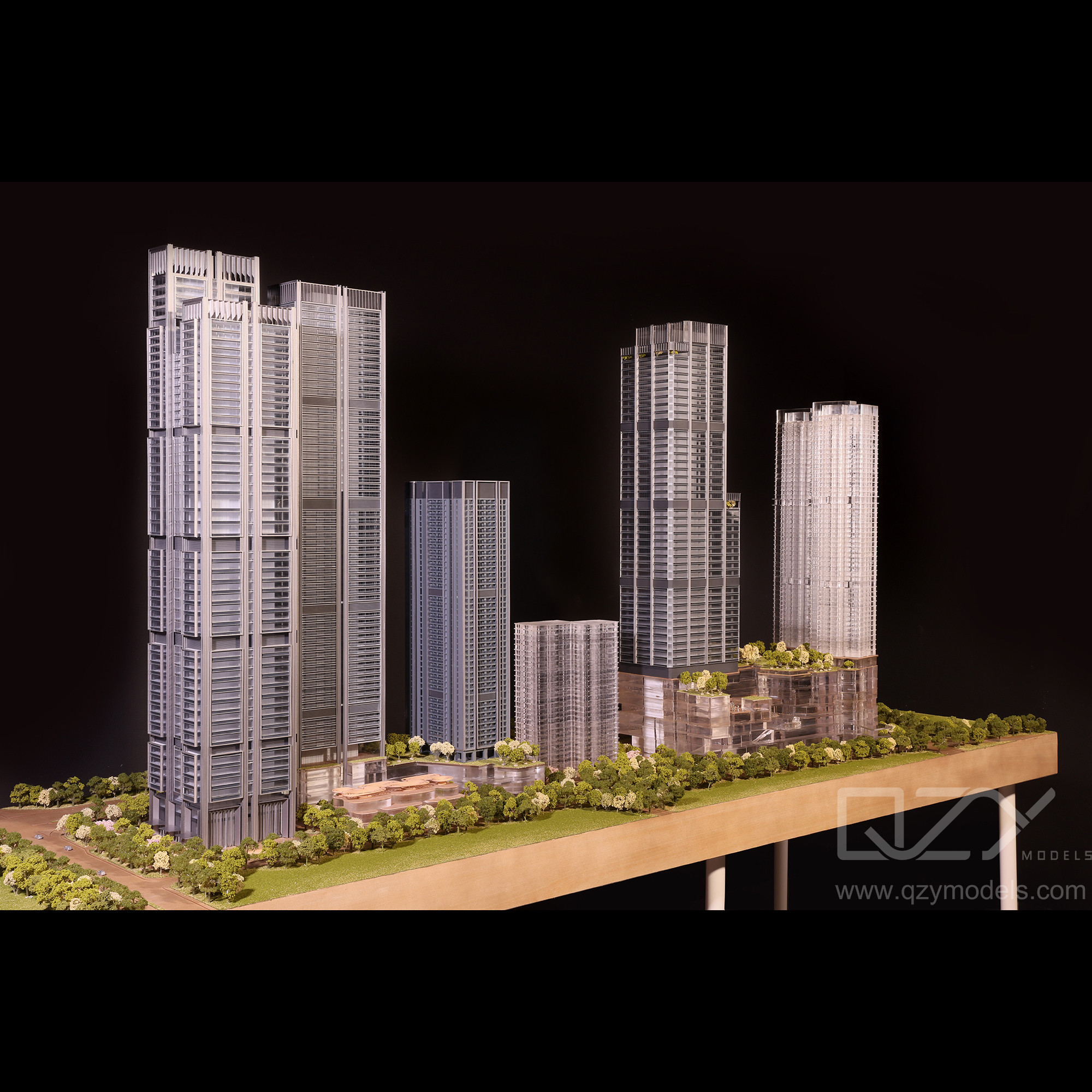 Foster + Partners, Gemdale 1/150 Xinsha Модель архитектурной концепции