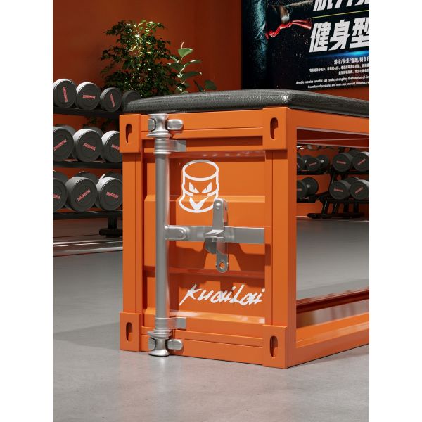 Household Oil Drum Bench Creative Indoor Metal Bench Customized