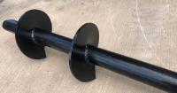 200cm * 10cm * 8cm Helical Quick Built Anchor Screw for Prefabricated Metal Foundation