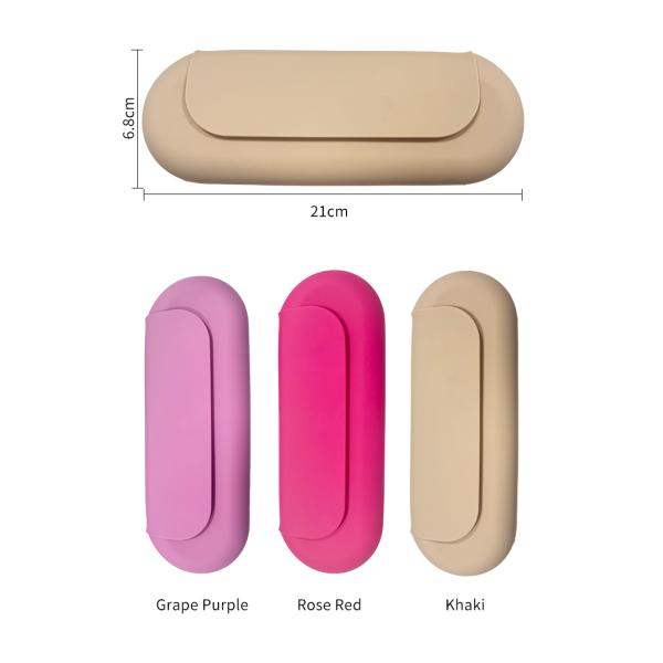 Logo Customized Silicone Travel Cosmetic Organizer for Women and Girls