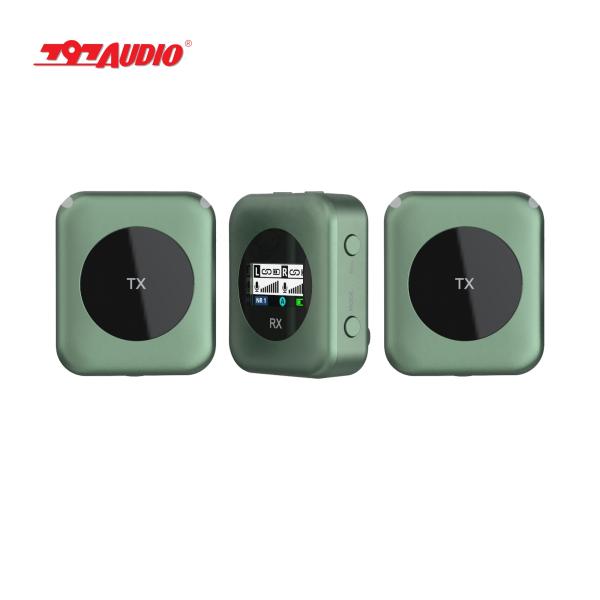 797Audio Factory wholesale Wireless Stereo Lavalier Microphone Cell phone Live Interview Outdoor Mini Noise Cancelling Lapel Mic
