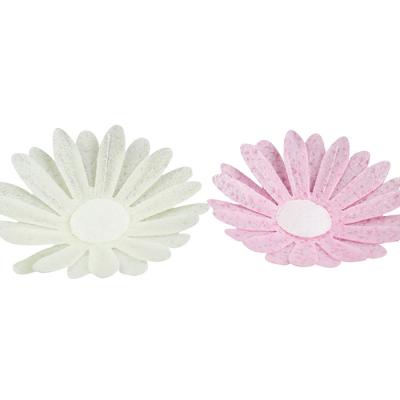 Decorações comestíveis feitos à mão flores comestíveis da bolacha para o queque do gelado