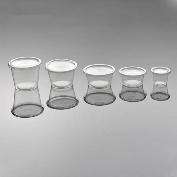 4 Oz PP Disposable Sauce Cup Disposable Plastic Sauce Containers With Lids