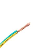 Amarelo verde do cobre de Bare Stranded Copper do condutor de 6AWG UL10455