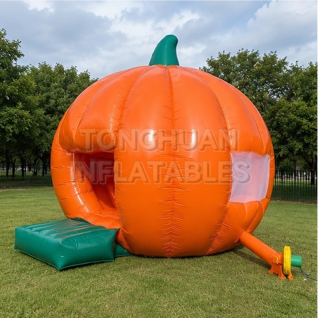 Halloween Inflatable Pumpkin Bounce House for Commercial Rental and Events