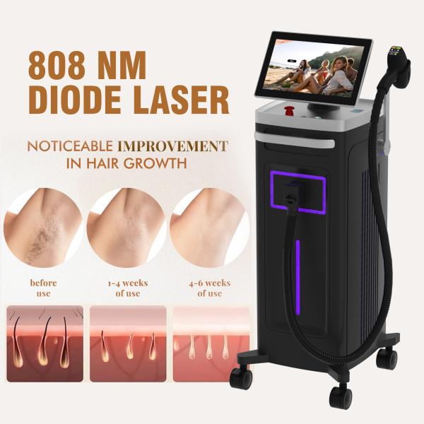 Diode laser KM 4 longueurs d'onde 808nm 755 808 940 1064NM pour épilation, équipement de beauté laser