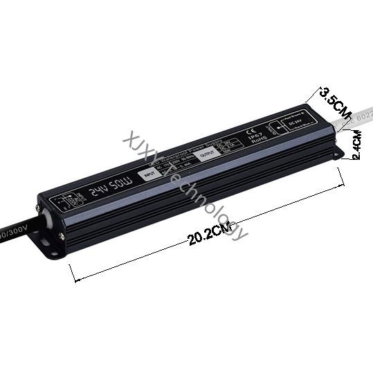 IP67 LED Drivers Power Supply Waterproof 24V 50W 2.1A Signboard Wall Light Box