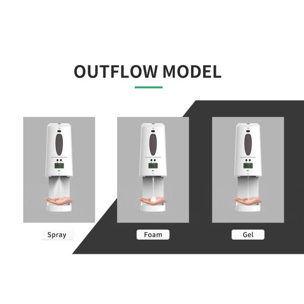 Распределители мыла 1300ml Touchless автоматические пенясь вручают свободное положение