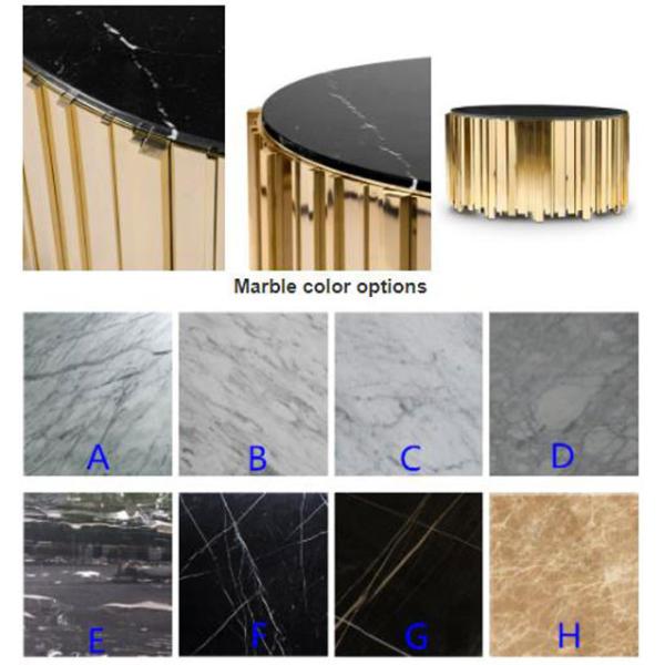 таблица центра живущей комнаты 45x57cm роскошная для основания металла черной софы круглого бортового