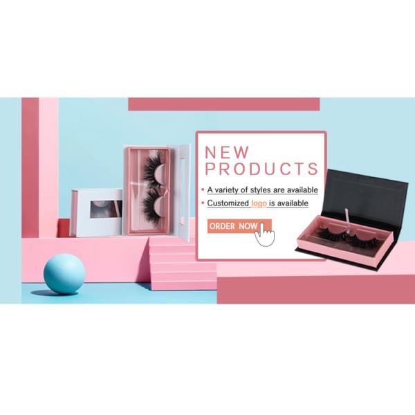 As caixas de presente criativas excelentes feitas sob encomenda projetam caixas de empacotamento cosméticas da caixa pequena da pestana com seu logotipo