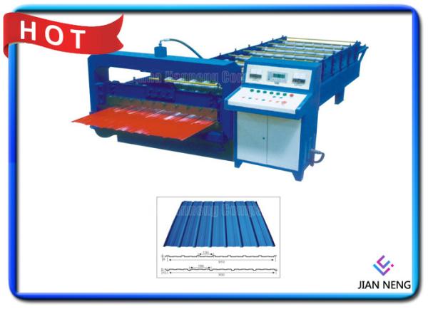 Galvanized Steel Corrugated Standing Seam Metal Roof Machine With Hydraulic Decoiler