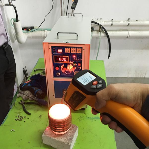 a máquina de derretimento IGBT do ouro de 17kw 5kg desfaz-se do equipamento de aquecimento de cobre da indução