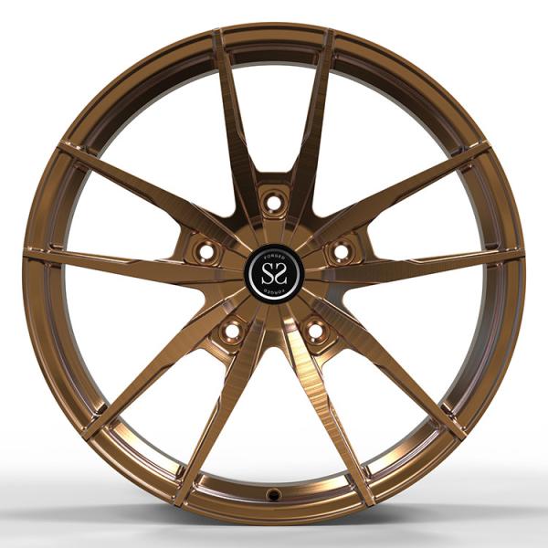 Custom Brush Bronze 1 Piece Forged Wheels 19 21 Inches Fit To Jaguar XJL 5x108