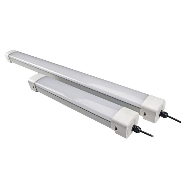 AL Housing LED Tri-Proof Light SMD2835 Flicker Free Driver For Supermarkets