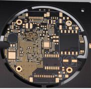 Placa chapeada ouro do PWB da luz do diodo emissor de luz 1oz do diâmetro 40mm com 4mil Min Line