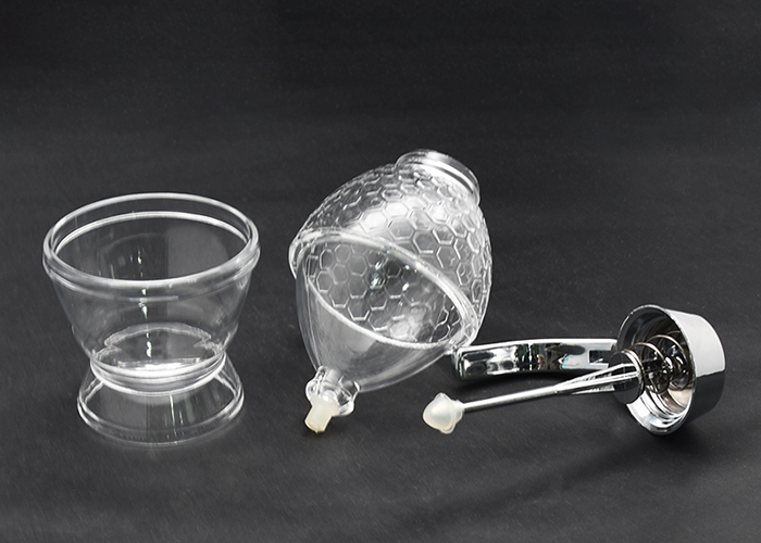 Емкость бутылки кетчуп 200ml варенья Cruet меда опарников высокого боросиликата Sealable стеклянная